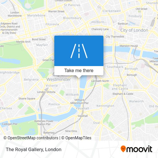 The Royal Gallery map