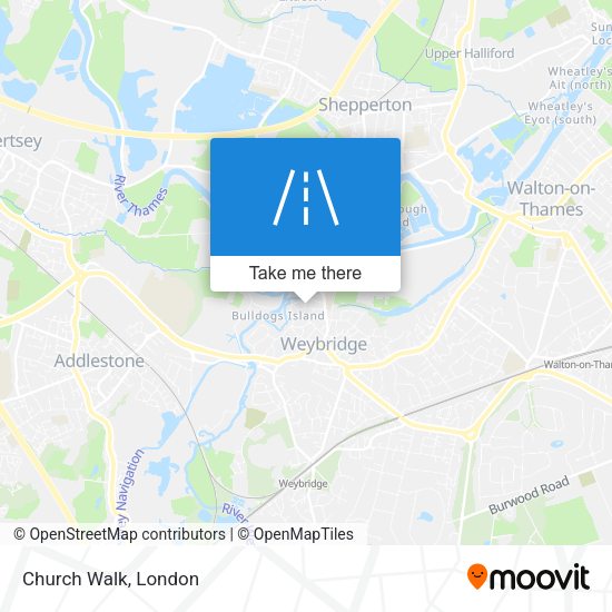 Church Walk map