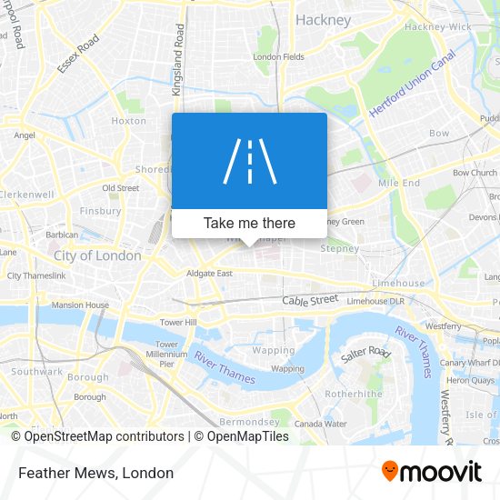 Feather Mews map