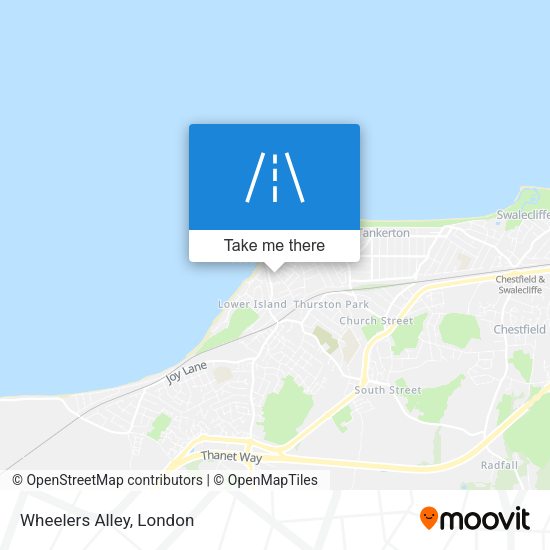 Wheelers Alley map