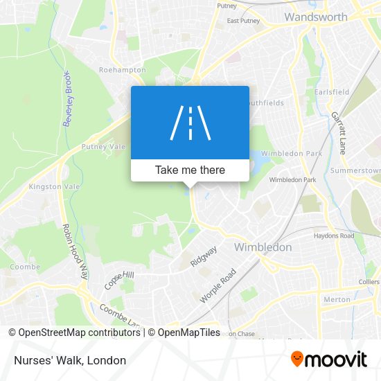 Nurses' Walk map