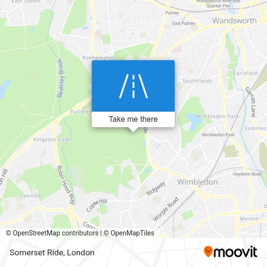 Somerset Ride map