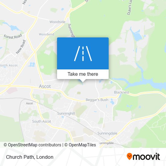 Church Path map