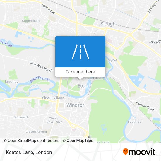 Keates Lane map