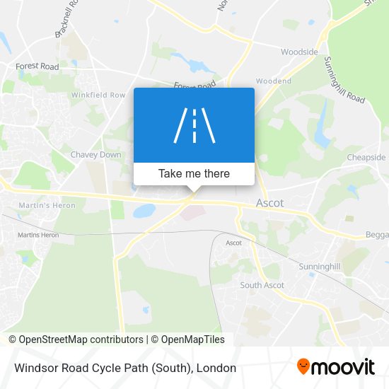 Windsor Road Cycle Path (South) map