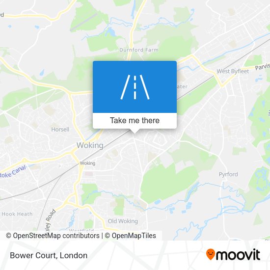 Bower Court map