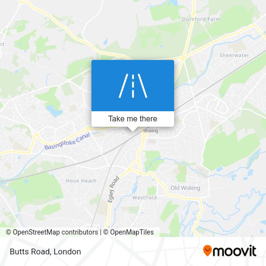 Butts Road map