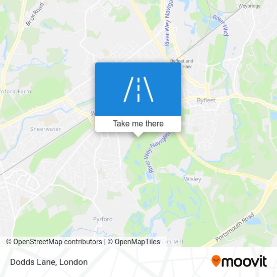 Dodds Lane map