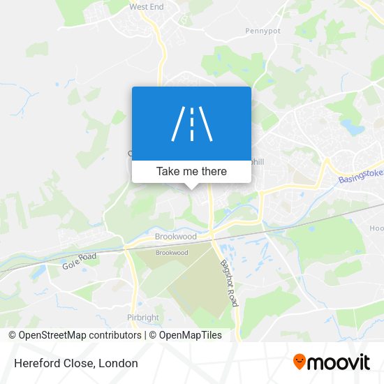 Hereford Close map