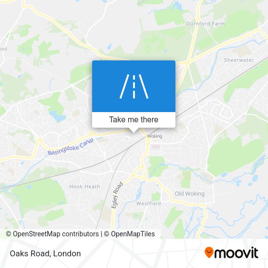 Oaks Road map