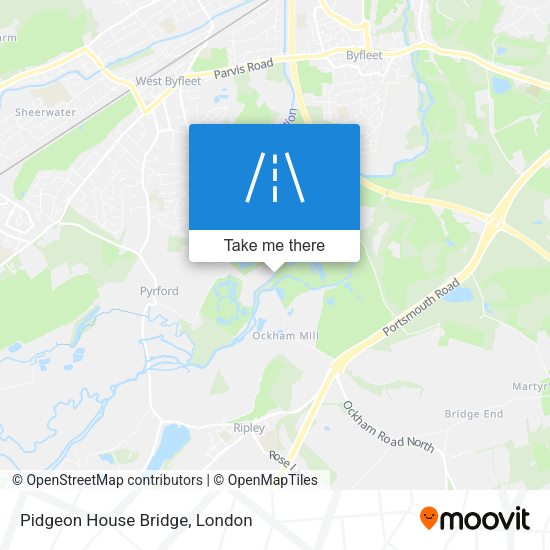 Pidgeon House Bridge map