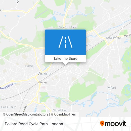 Pollard Road Cycle Path map