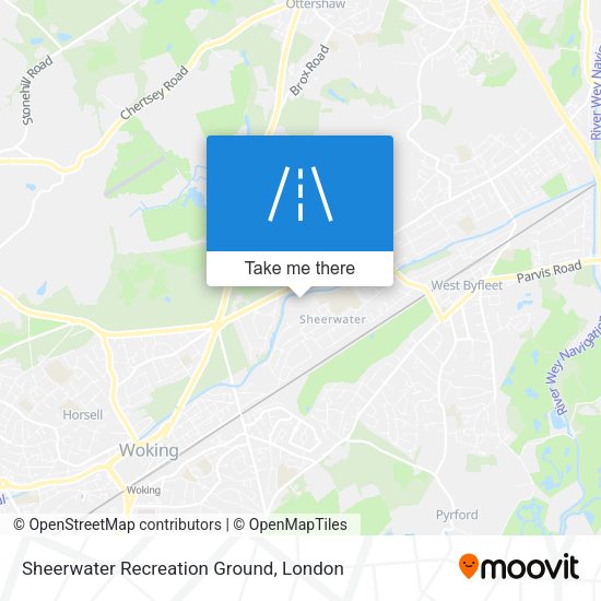 Sheerwater Recreation Ground map