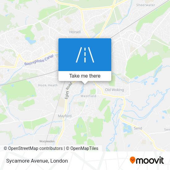Sycamore Avenue map