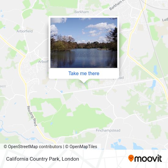 California Country Park map