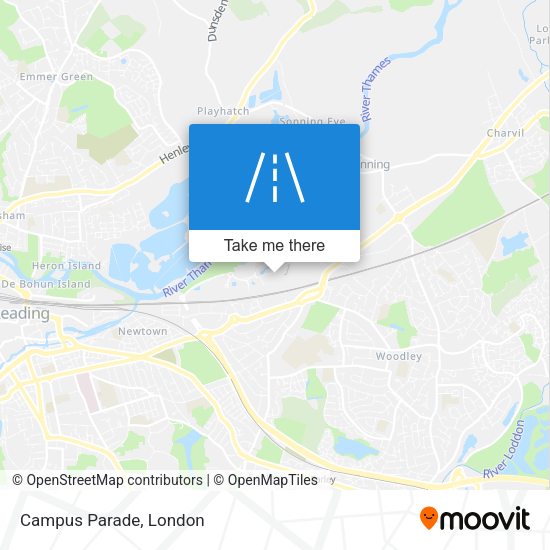 Campus Parade map