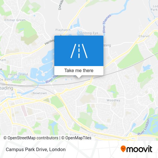 Campus Park Drive map