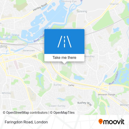 Faringdon Road map