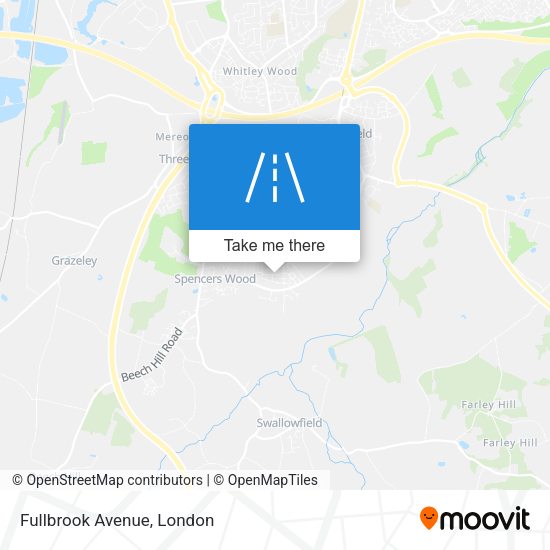 Fullbrook Avenue map