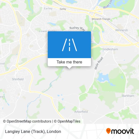 Langley Lane (Track) map