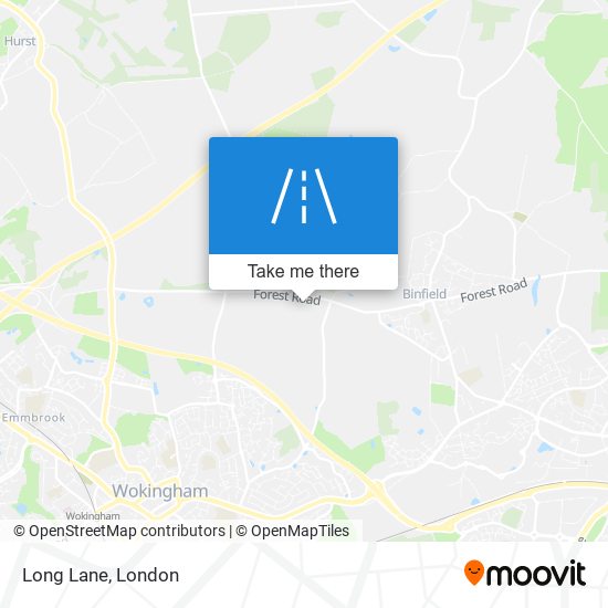 Long Lane map
