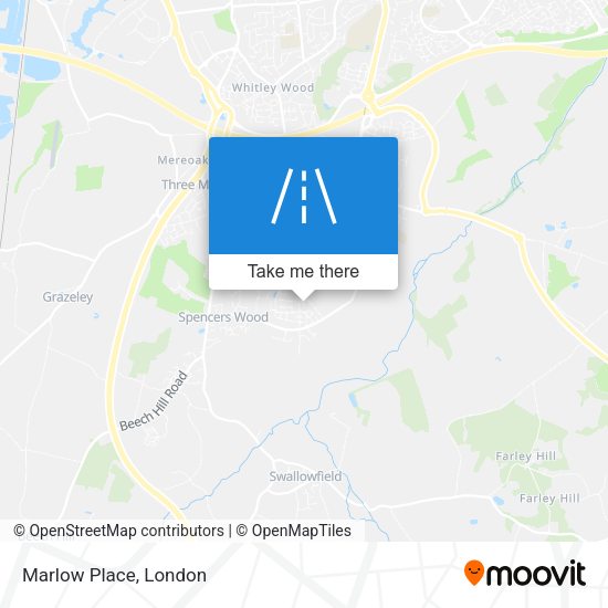 Marlow Place map