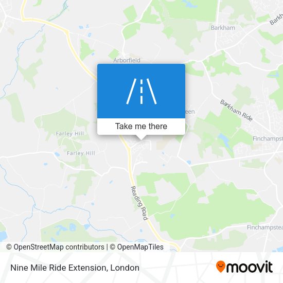 Nine Mile Ride Extension map