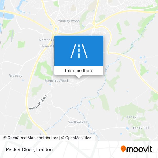 Packer Close map