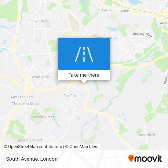 South Avenue map