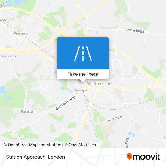 Station Approach map