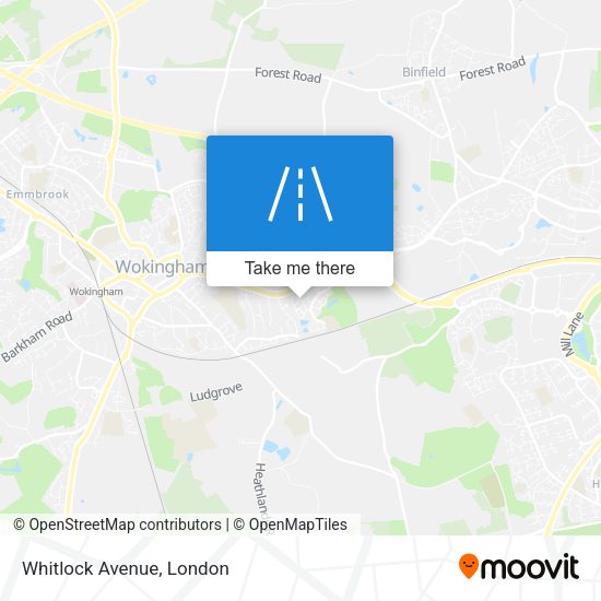 Whitlock Avenue map