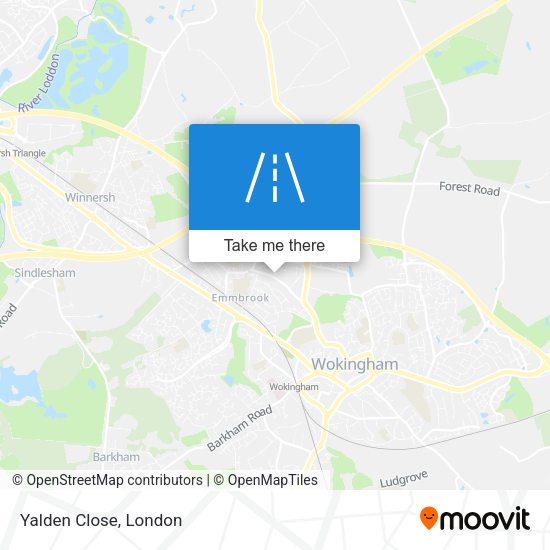 Yalden Close map
