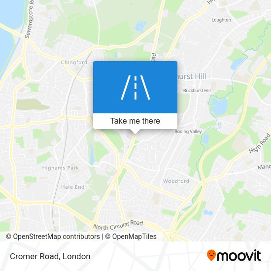Cromer Road map