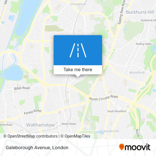Galeborough Avenue map