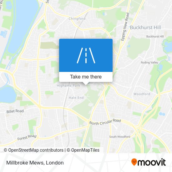 Millbroke Mews map