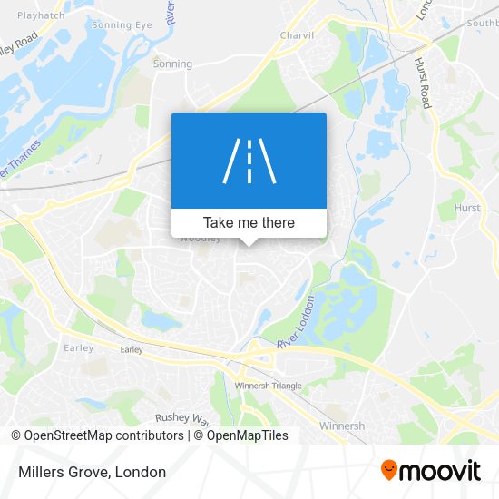 Millers Grove map
