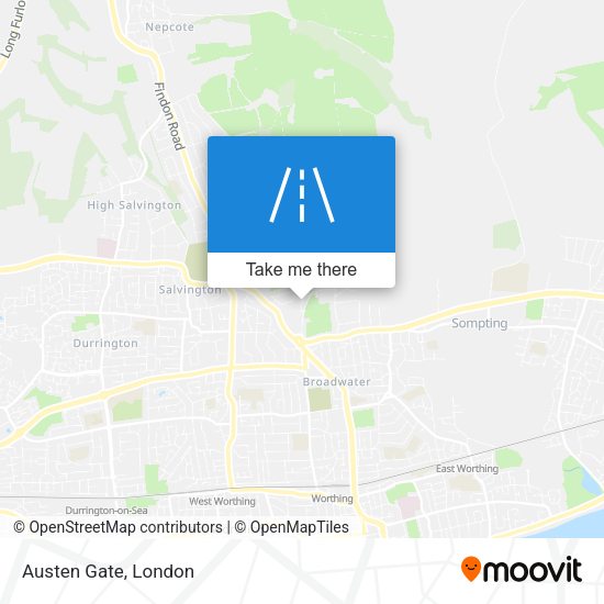 Austen Gate map