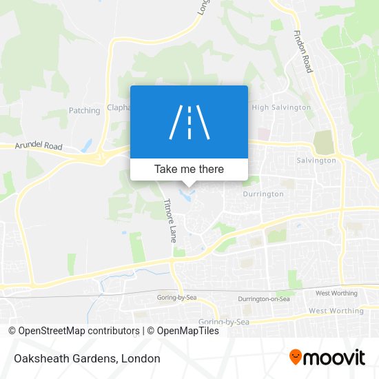 Oaksheath Gardens map