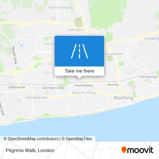 Pilgrims Walk map