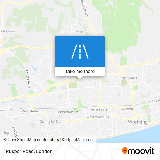 Rusper Road map