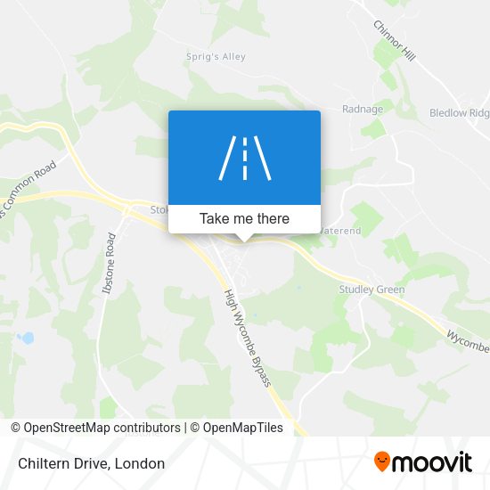 Chiltern Drive map