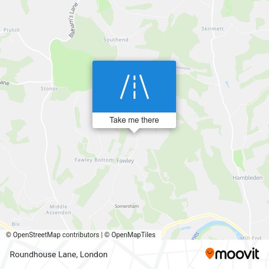 Roundhouse Lane map