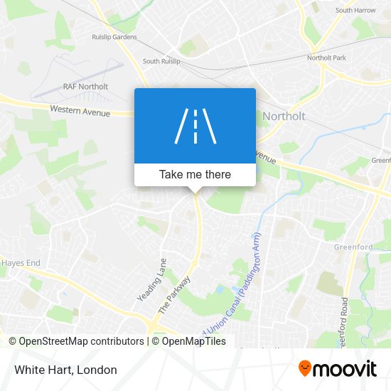 White Hart map