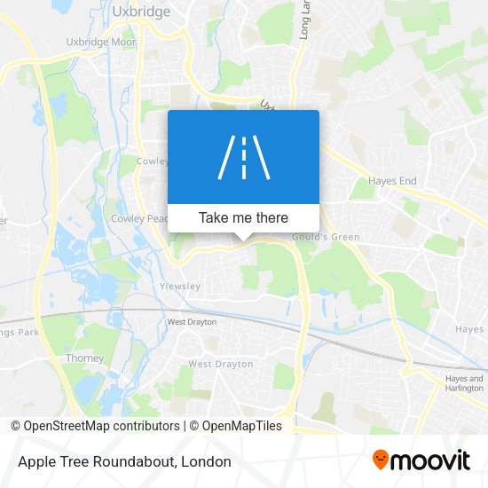 Apple Tree Roundabout map