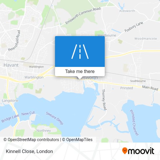 Kinnell Close map