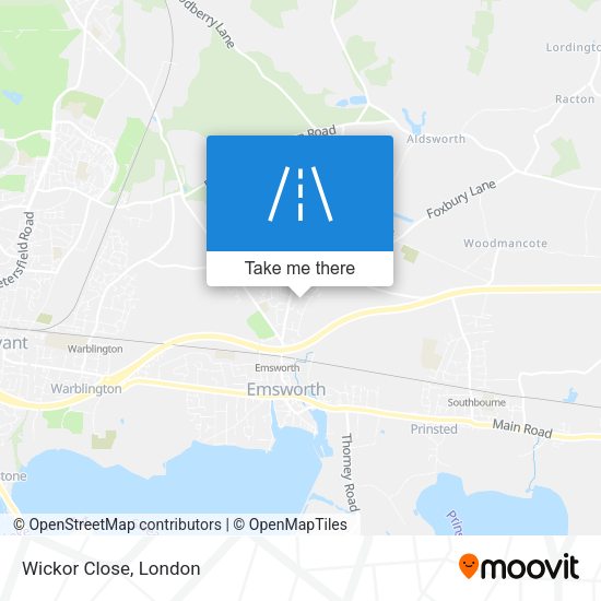 Wickor Close map