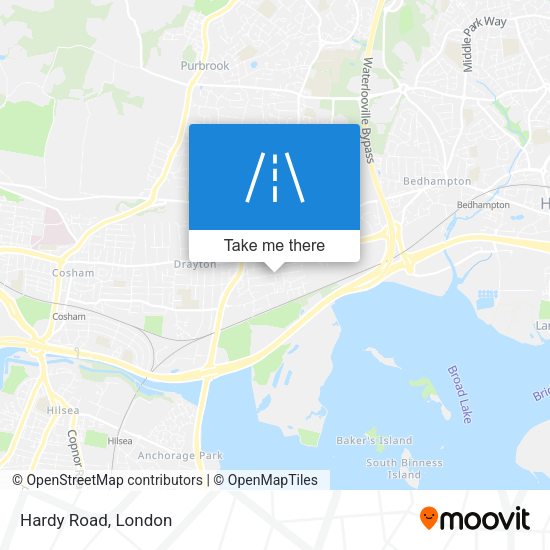 Hardy Road map
