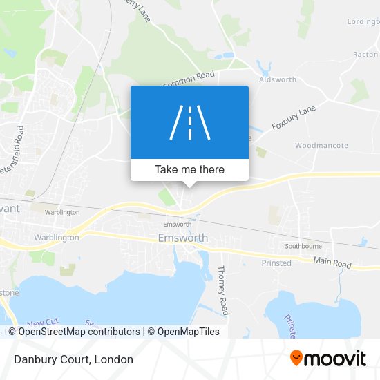 Danbury Court map