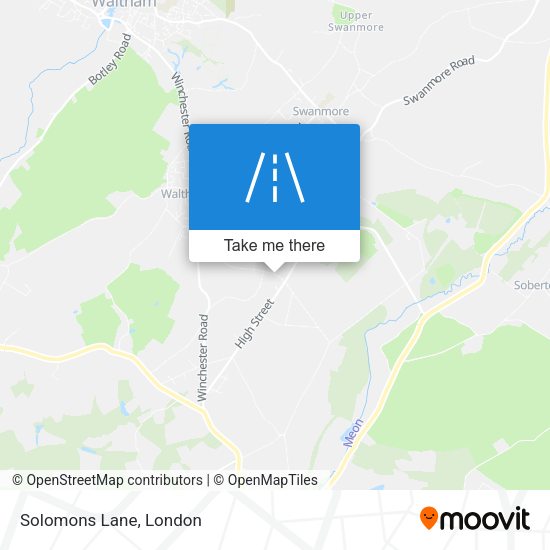 Solomons Lane map