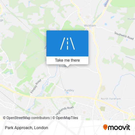 Park Approach map